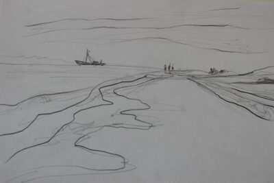 Sylt. Spaziergang am Strand