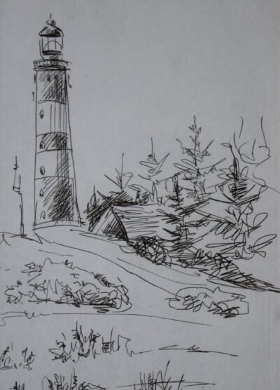 Norderney. Blick zum Leuchtturm II