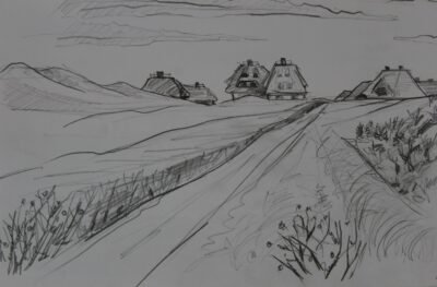 Sylt. Weg in den Dünnen